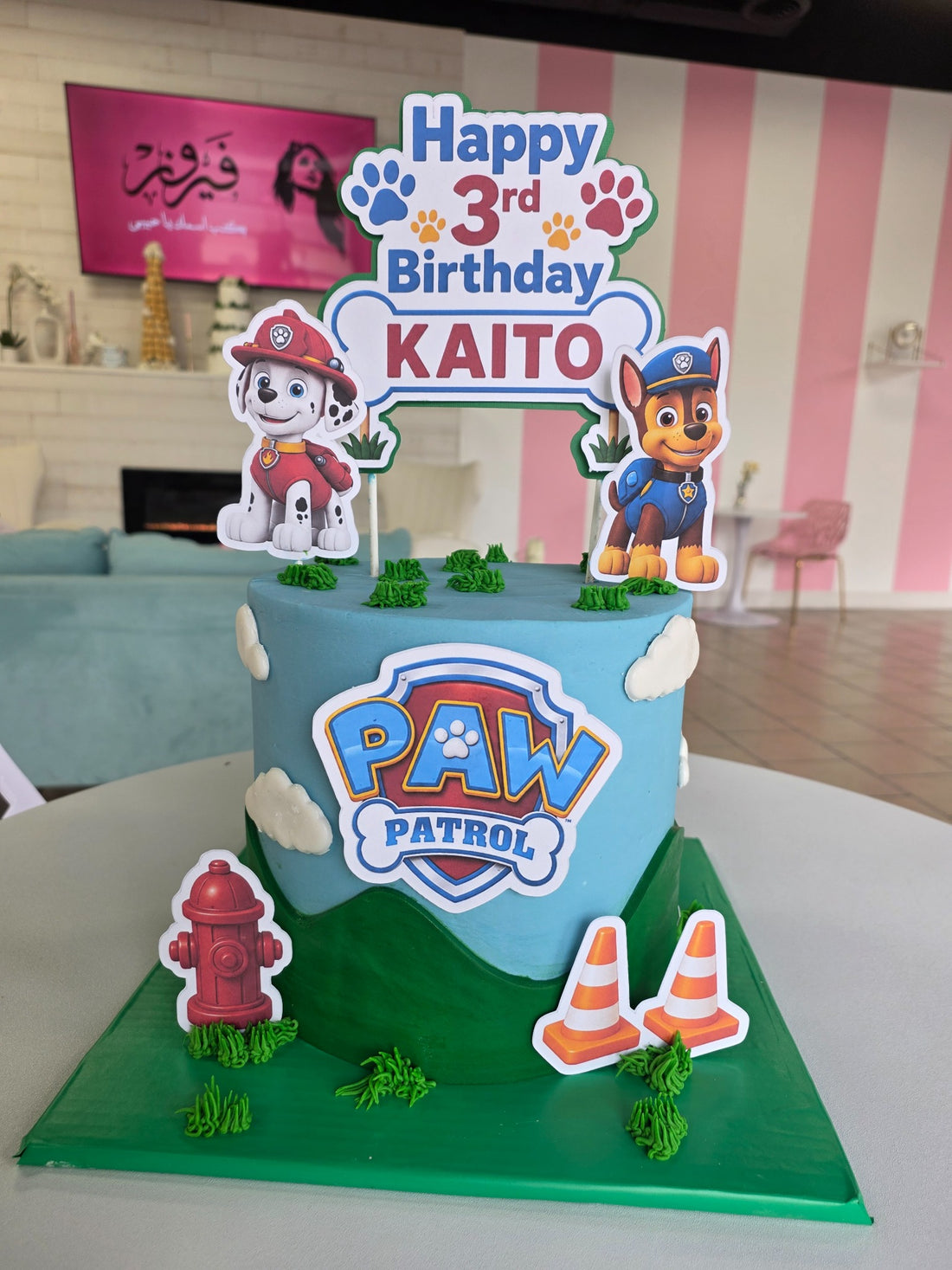 Paw Patrol birthday cake made by Rose Cake Louisville