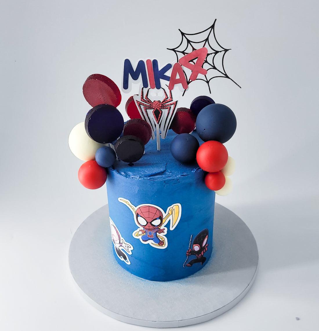 Spider-Man birthday cake made by Rose Cake Louisville