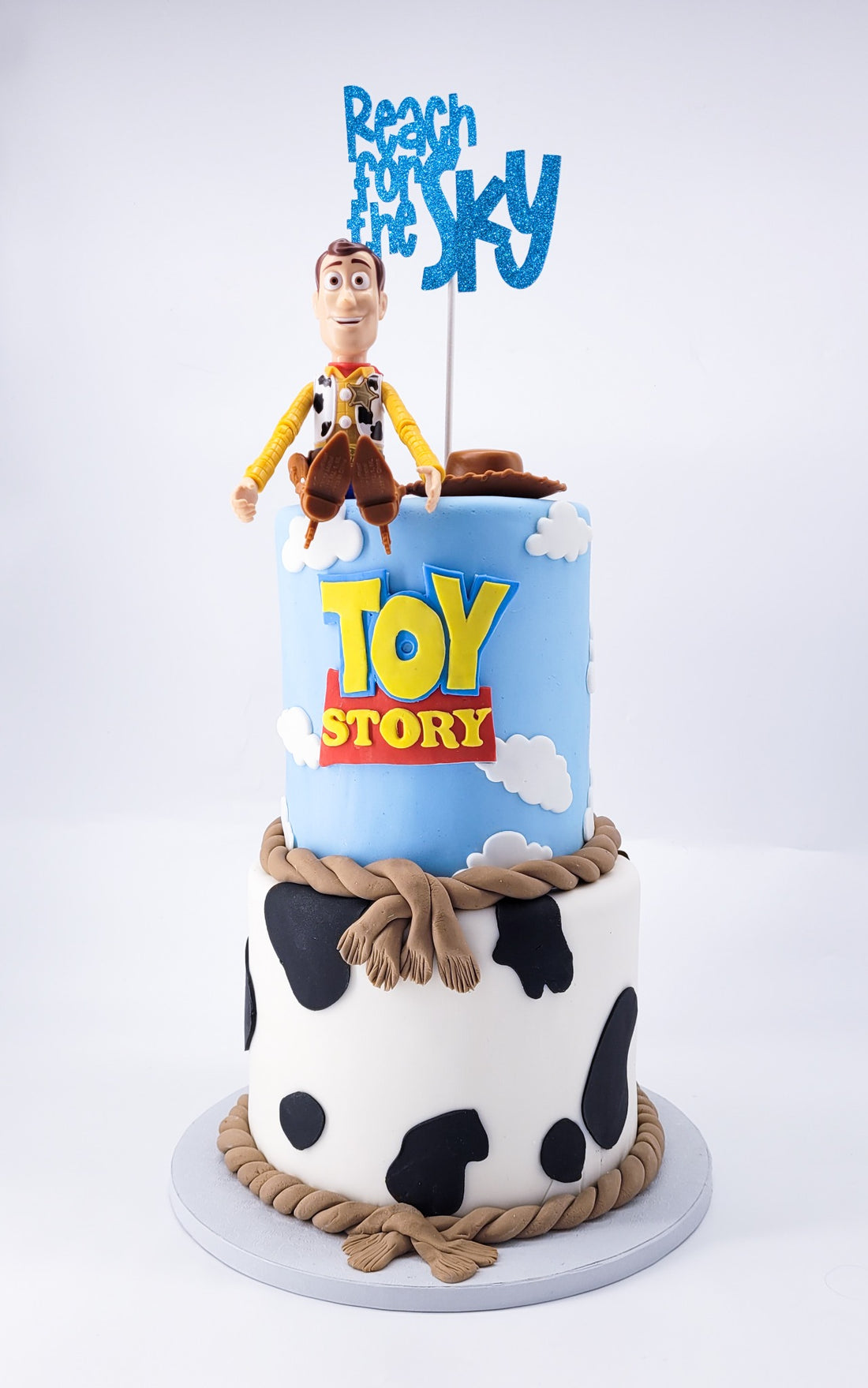 Toy Story two-tier birthday cake made by Rose Cake Louisville