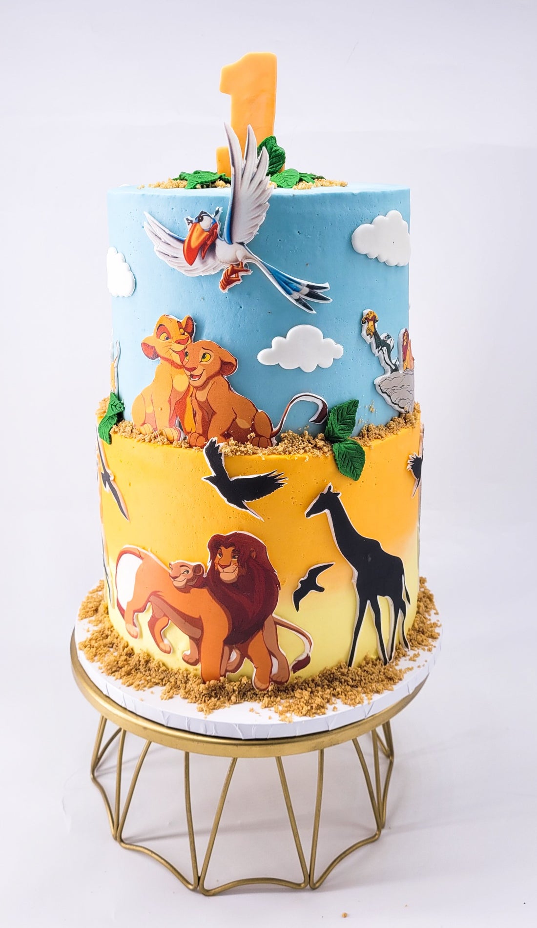Lion King birthday cake made by Rose Cake Louisville