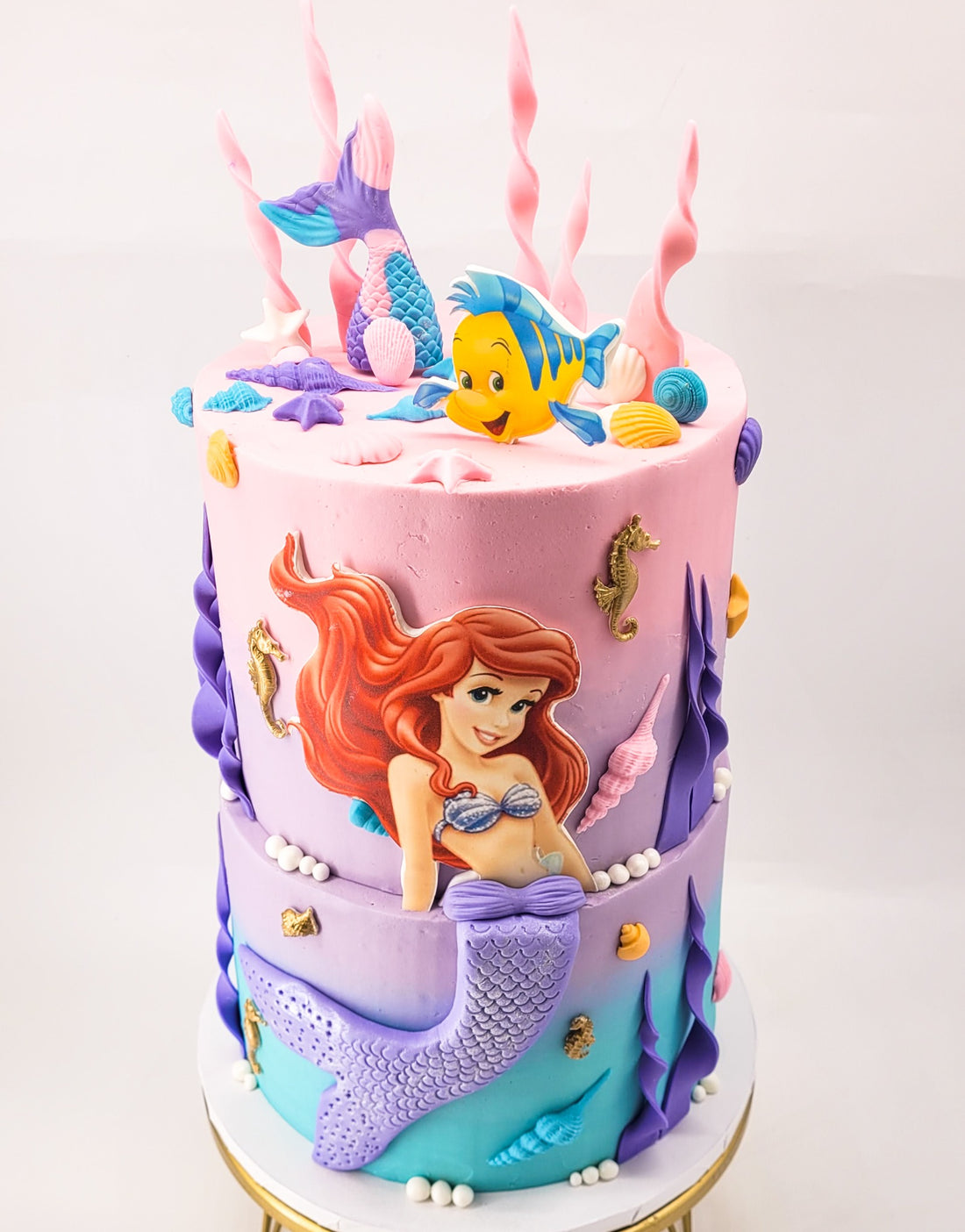Little Mermaid birthday cake made by Rose Cake Louisville